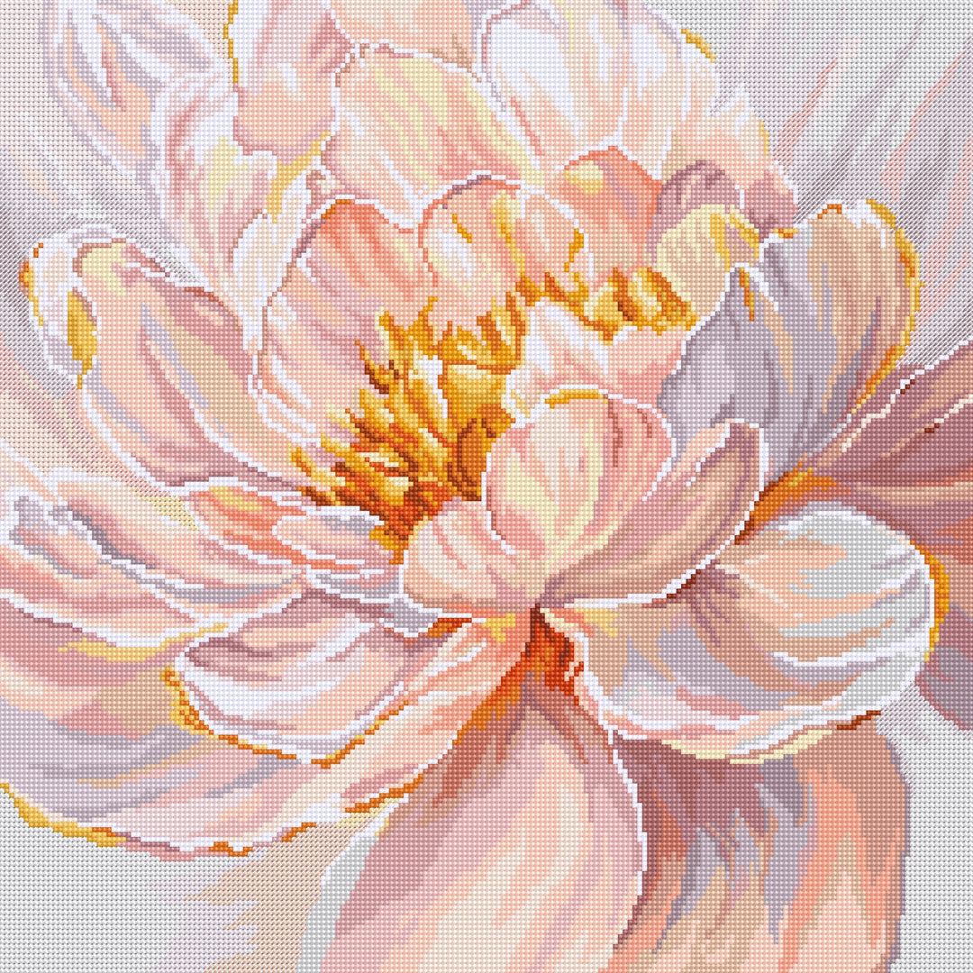 Floral Grace Counted Cross Stitch Kit by Letistitch L9956