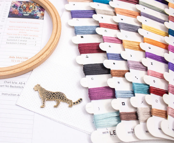 Eyes of the Wild Counted Cross Stitch Kit by Letistitch L9957