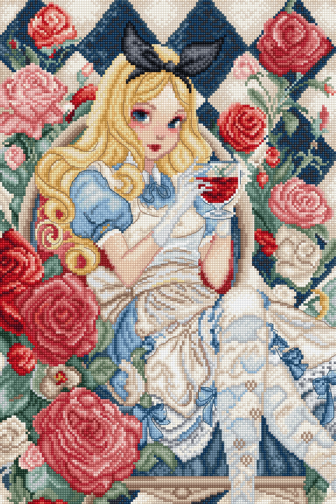 A Glimpse of Wonderland Counted Cross Stitch Kit by Letistitch L9960