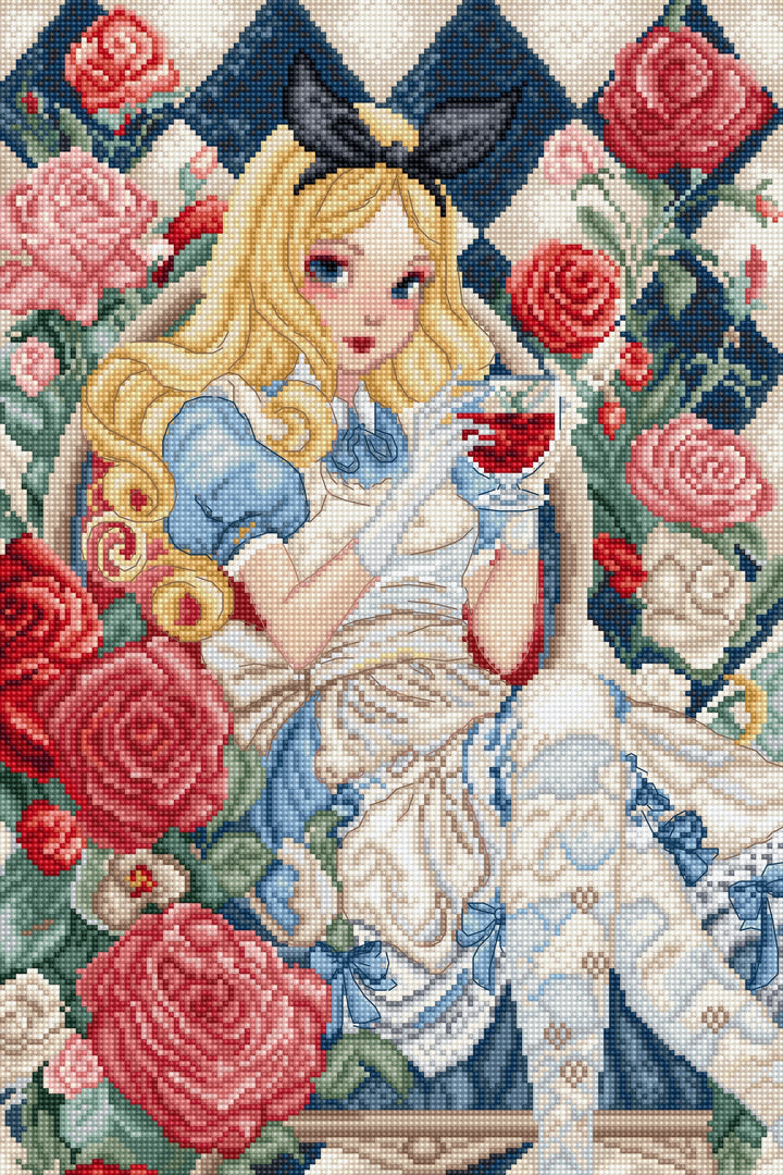 A Glimpse of Wonderland Counted Cross Stitch Kit by Letistitch L9960