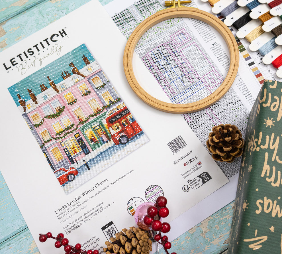 London Winter Charm Counted Cross Stitch Kit by Letistitch L9983