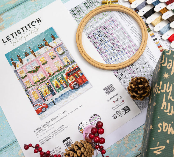 London Winter Charm Counted Cross Stitch Kit by Letistitch L9983