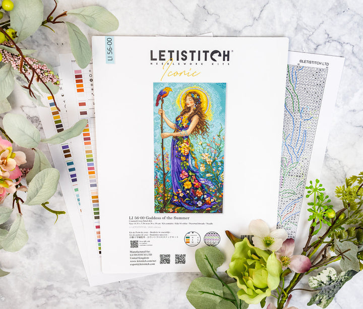 Goddess of the Summer Counted Cross Stitch Kit by Letistitch LI 56-00