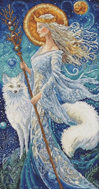 Goddess of the Winter Counted Cross Stitch Kit by Letistitch LI 57-00