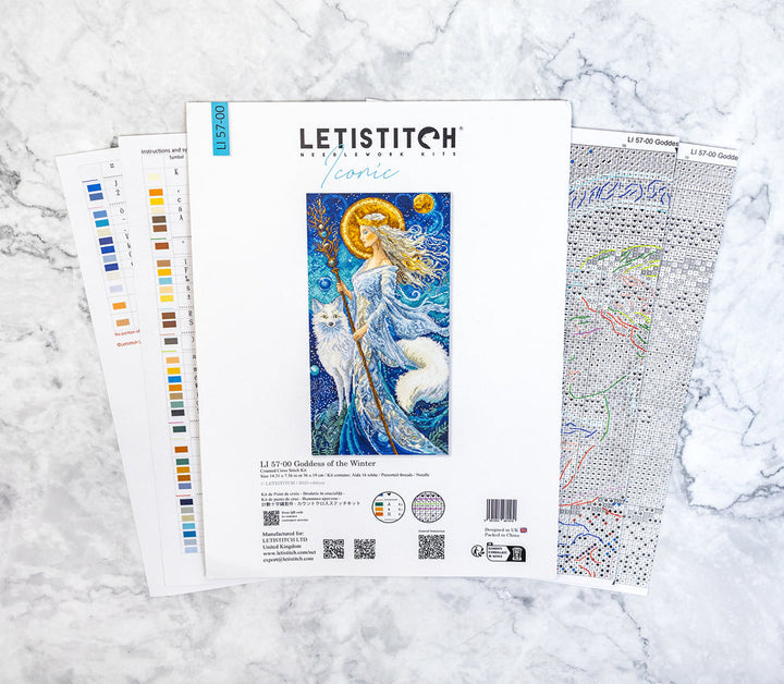 Goddess of the Winter Counted Cross Stitch Kit by Letistitch LI 57-00
