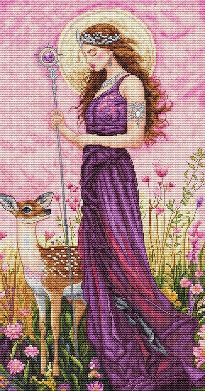 Goddess of the Spring Counted Cross Stitch Kit by Letistitch LI 58-00