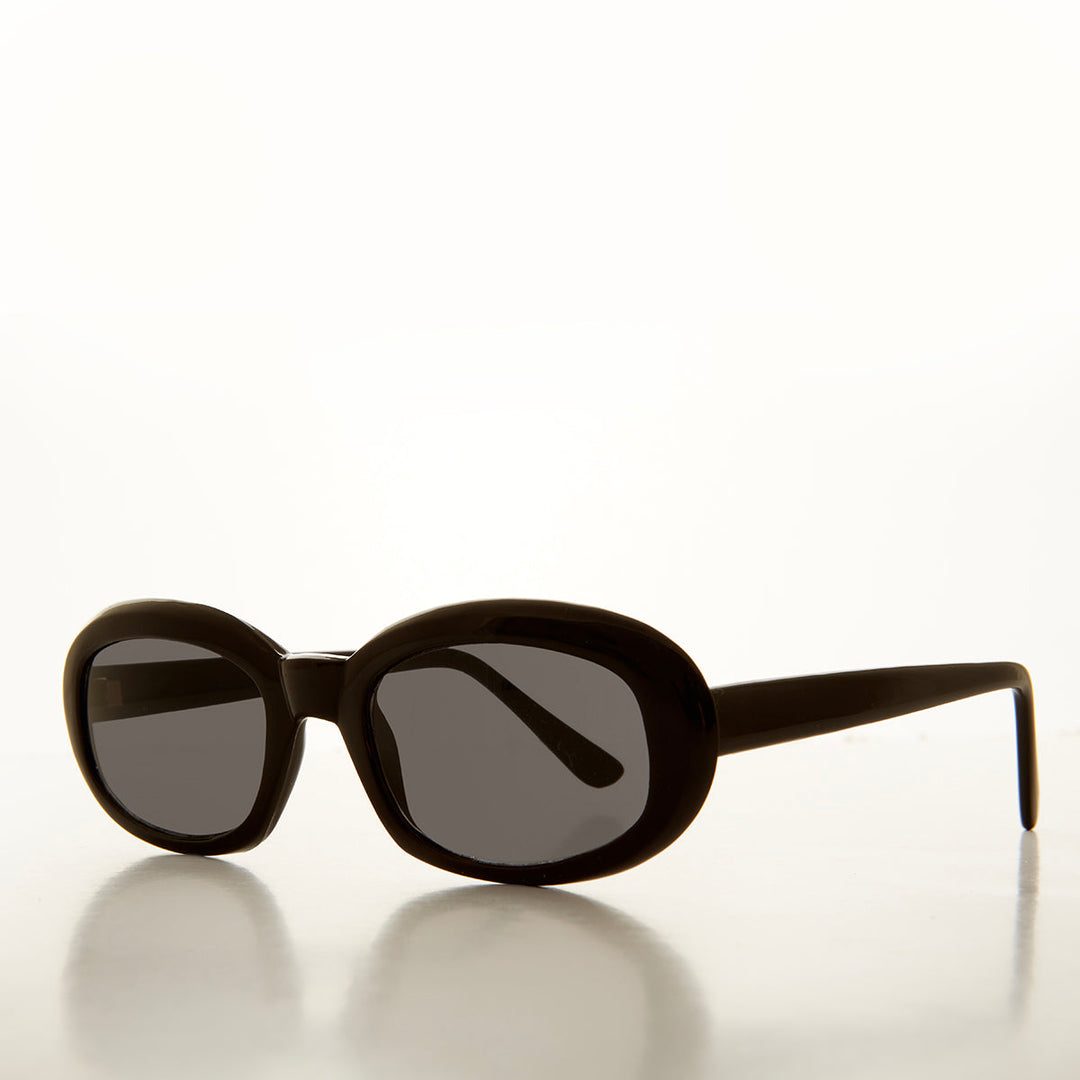 Mod 90s Oval Simple Sunglasses - Lilia