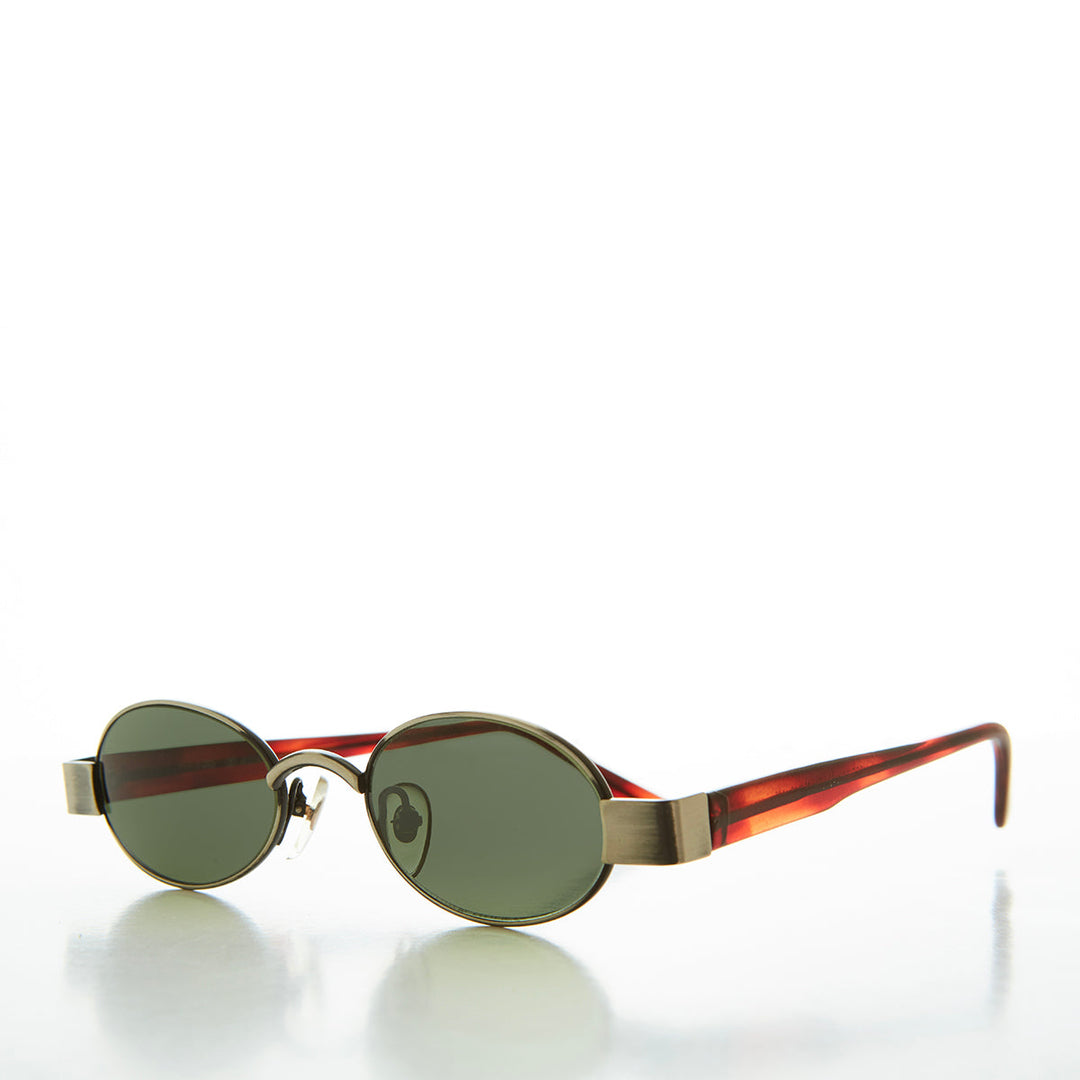 90s Oval Micro Sunglasses - Luna