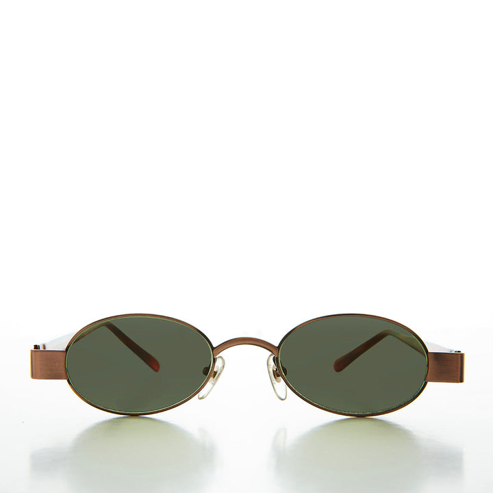 90s Oval Micro Sunglasses - Luna