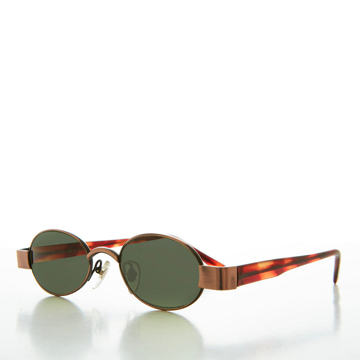 90s Oval Micro Sunglasses - Luna