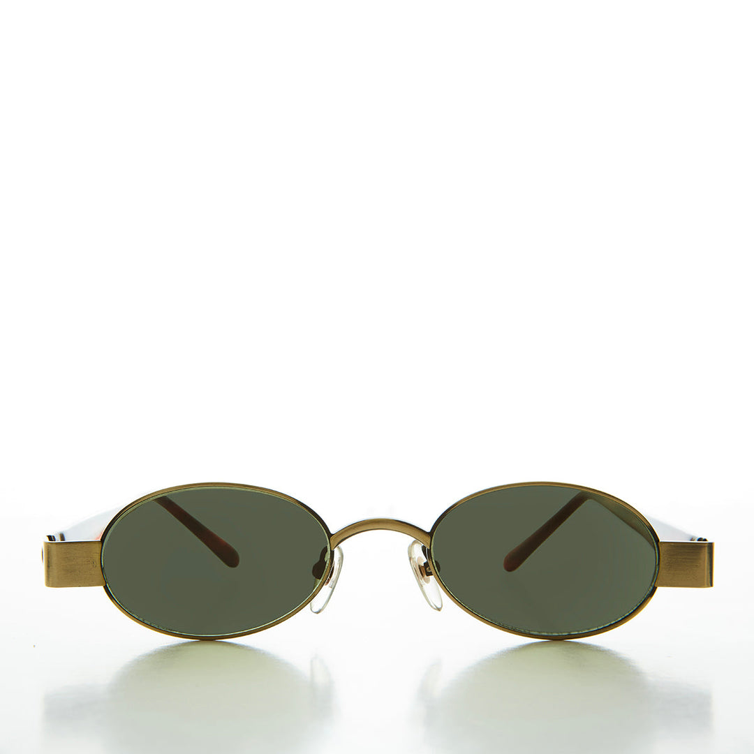 90s Oval Micro Sunglasses - Luna