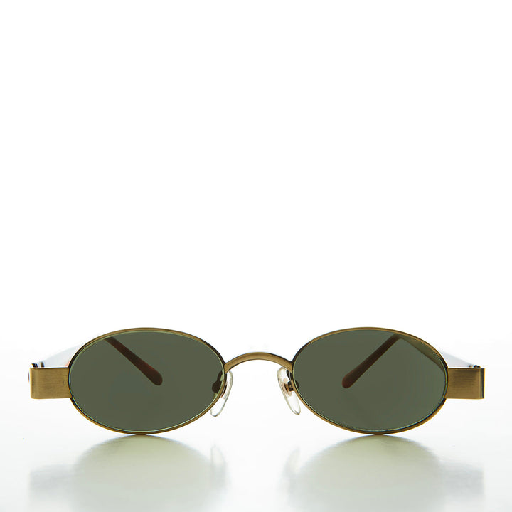 90s Oval Micro Sunglasses - Luna