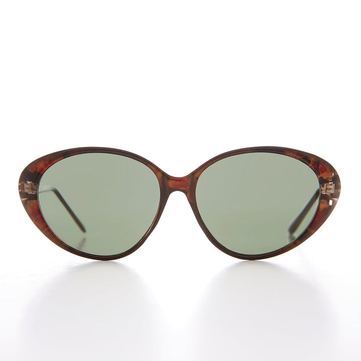 Large Oval Cat Eye Sunglass - Luxx