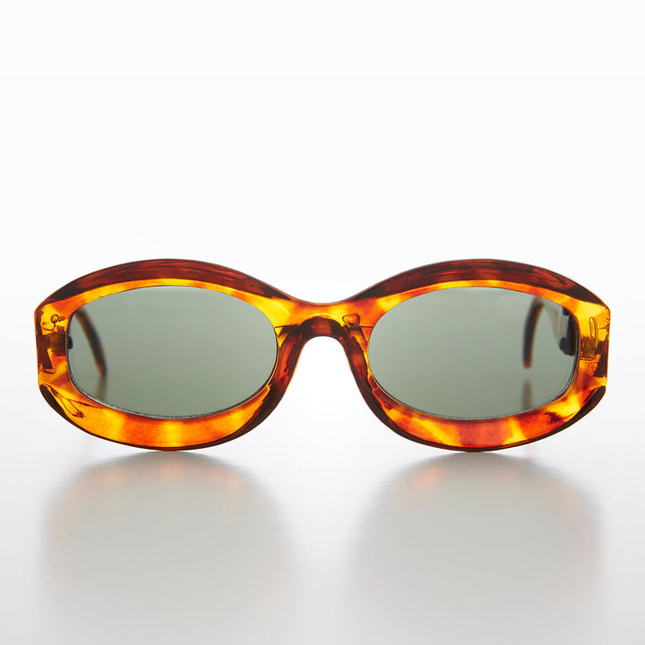 Thick Wide Frame with Chain Link Temples - Lyric