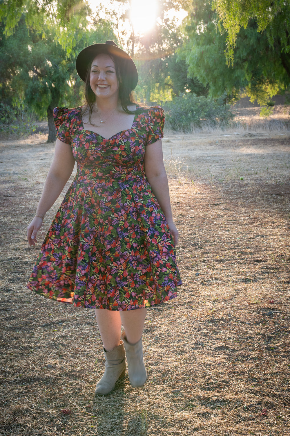 Bree Dress- Lovely Leaves