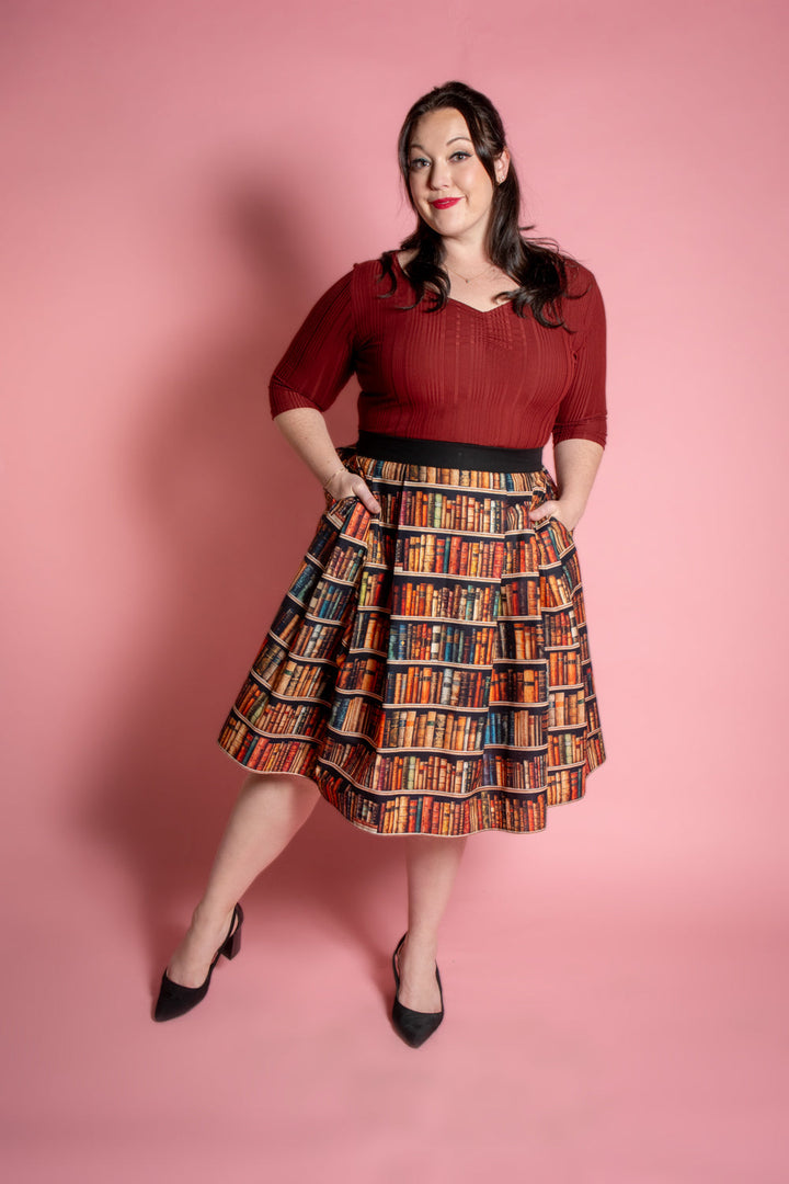 Cindy Pleated Skirt - Library