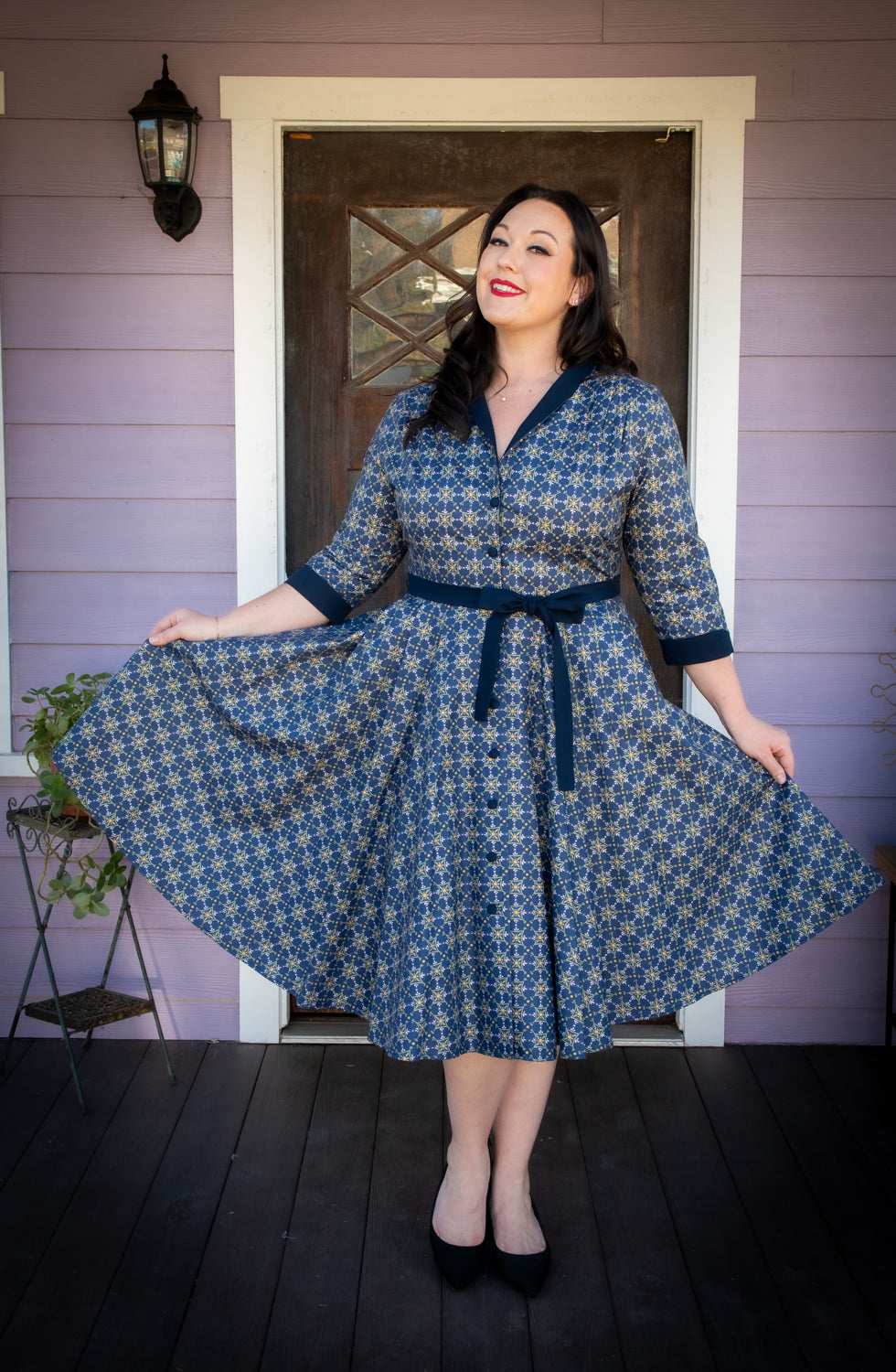 Monte Carlo Dress - Citrus Tile