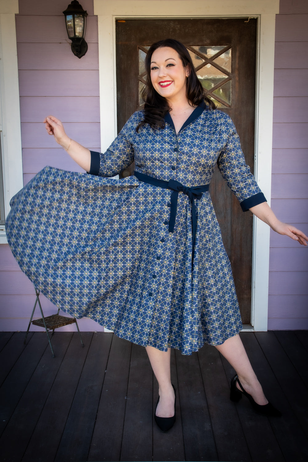 Monte Carlo Dress - Citrus Tile