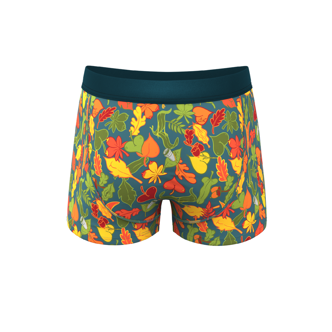 The Leaf Peeps | Naughty Leaves Ball Hammock® Pouch Trunks Underwear