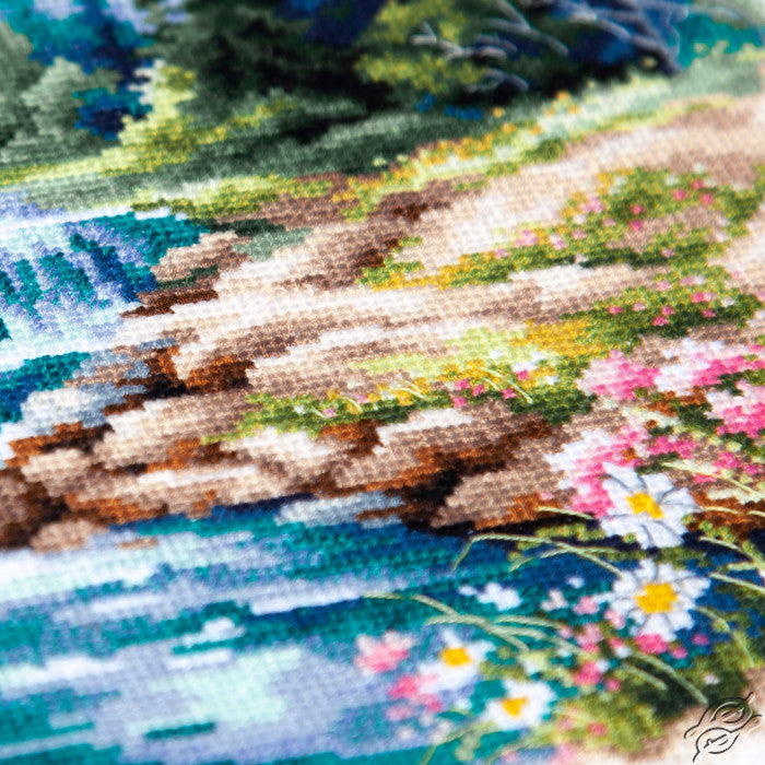 Life Flows Counted Cross Stitch Kit by Magic Needle 70-43