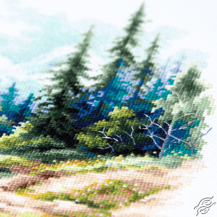 Life Flows Counted Cross Stitch Kit by Magic Needle 70-43