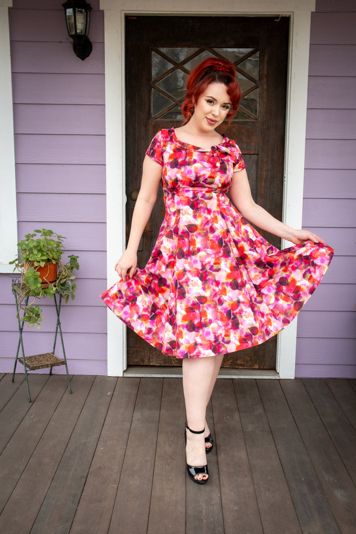 Beverly Dress- Scarlet Leaves*sale