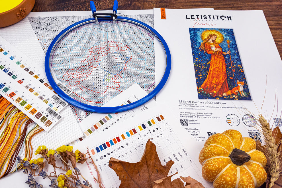 Goddess of the Autumn Counted Cross Stitch Kit by Letistitch Ll 55-00
