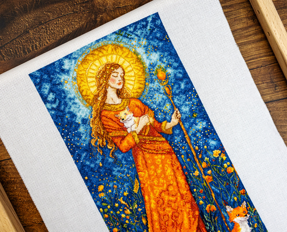 Goddess of the Autumn Counted Cross Stitch Kit by Letistitch Ll 55-00