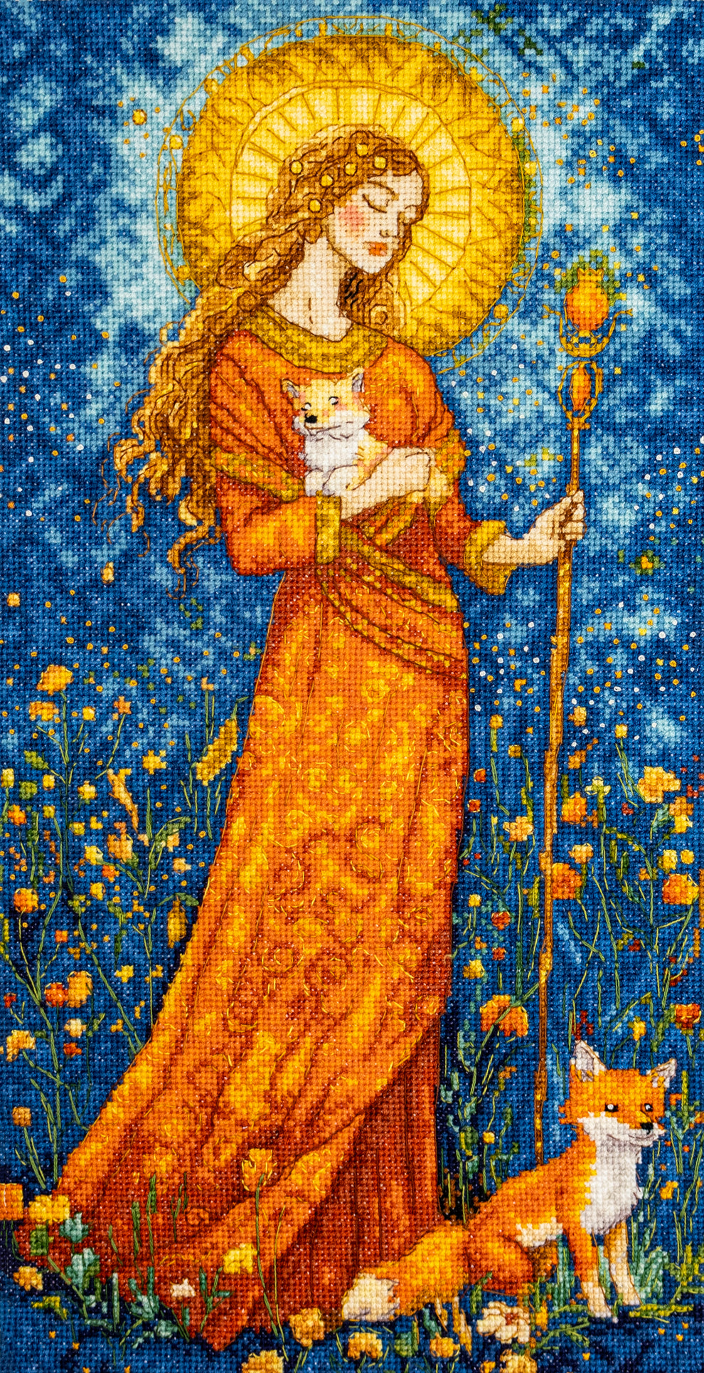 Goddess of the Autumn Counted Cross Stitch Kit by Letistitch Ll 55-00