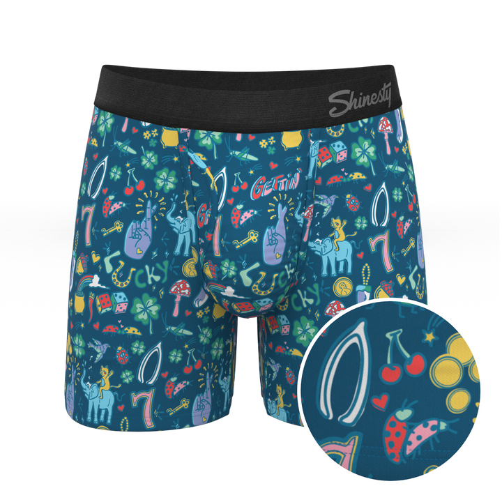 The Lucky Duck | Lucky Symbols Ball Hammock® Pouch Underwear With Fly