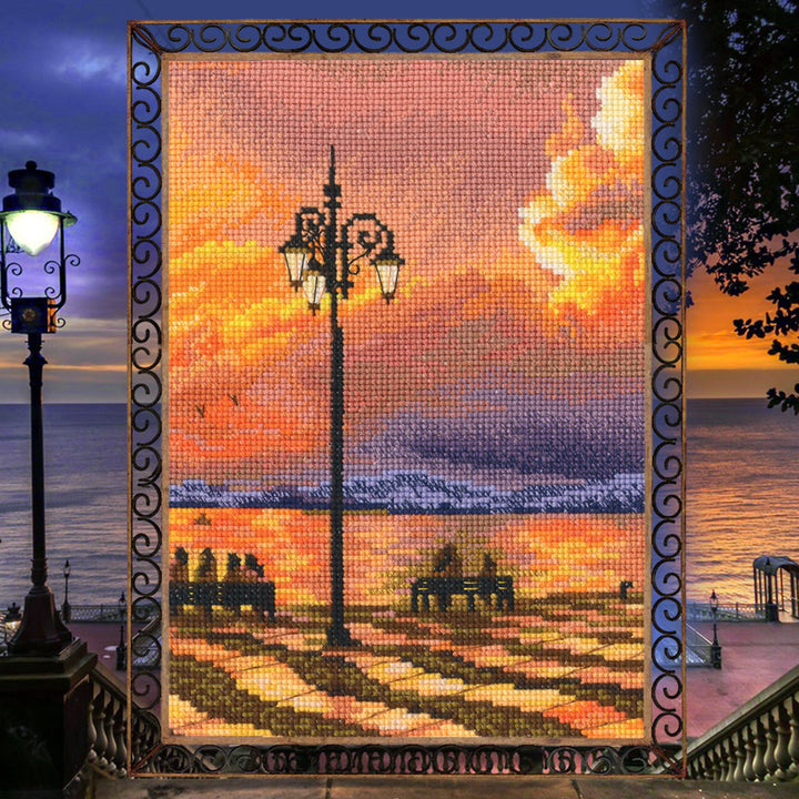 Sunset romance M1025 Counted Cross Stitch Kit