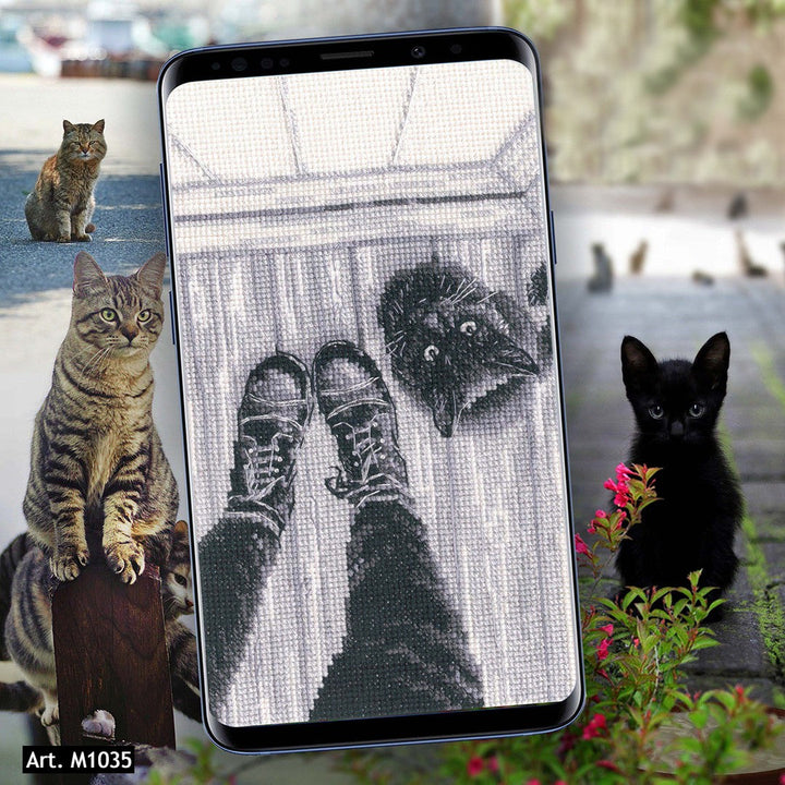 I'm just a kitten  M1035 Counted Cross Stitch Kit