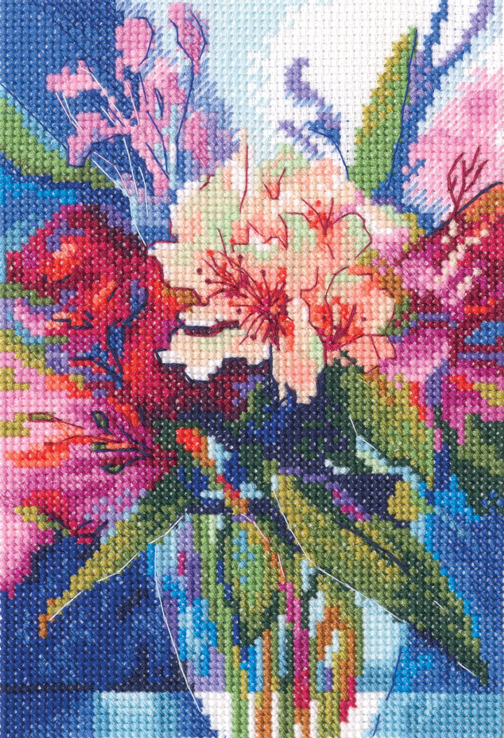 Palette of Emotions Counted Cross Stitch Kit by RTO M1090