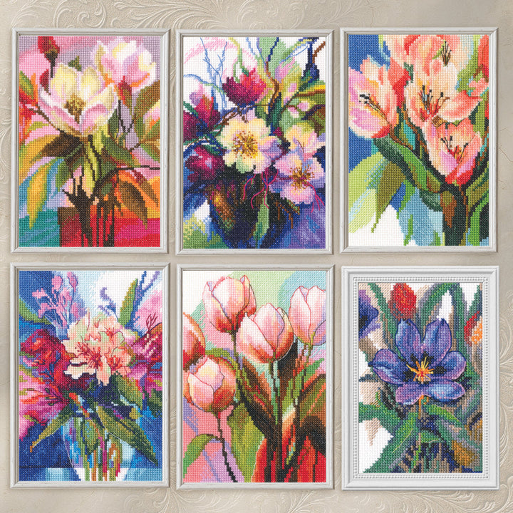 Palette of Emotions Counted Cross Stitch Kit by RTO M1091