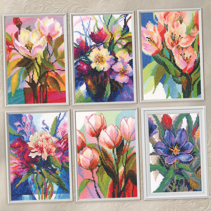 Palette of Emotions Counted Cross Stitch Kit by RTO M1092