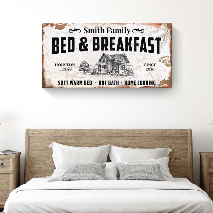 Bed and Breakfast Sign