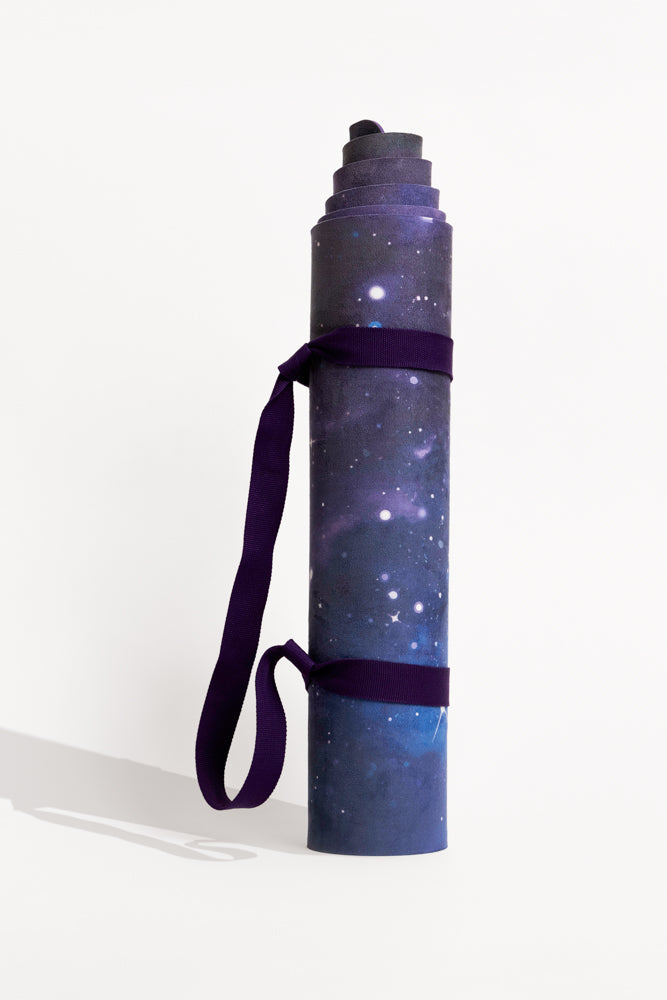 Vegan Suede Yoga Mat - Diamond Sky