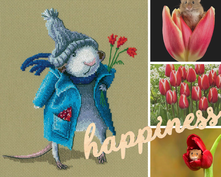 Bunch under the armpits M797 Counted Cross Stitch Kit