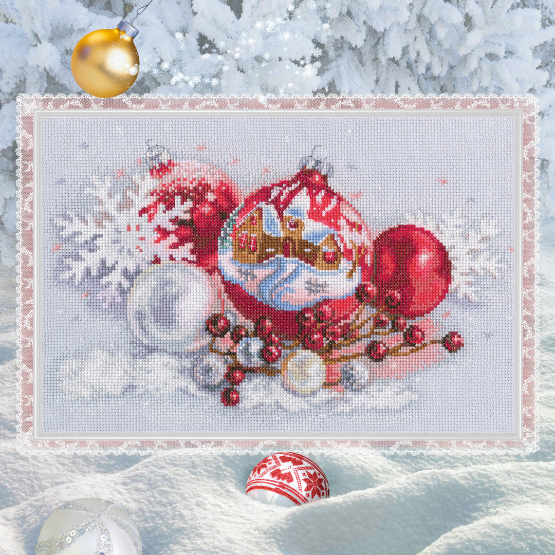 Christmas balls M921 Counted Cross Stitch Kit