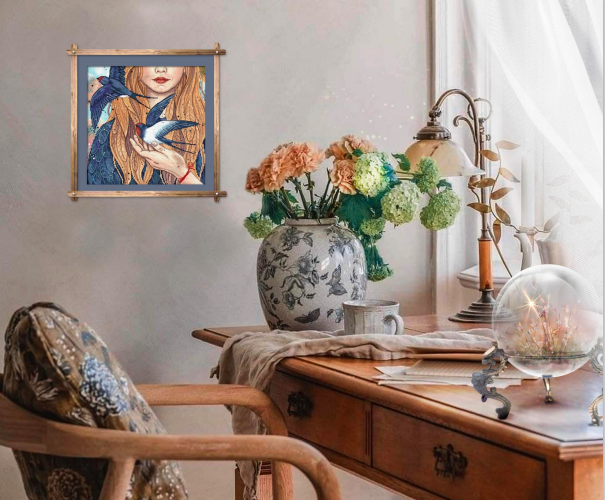 Swallows M984 Counted Cross Stitch Kit