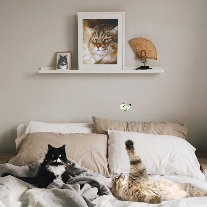 Sly and extremely beautiful. ''MACHO'' M995 Counted Cross Stitch Kit