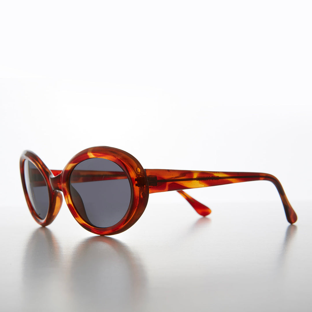 Oval Grunge Vintage Sunglass - Macie