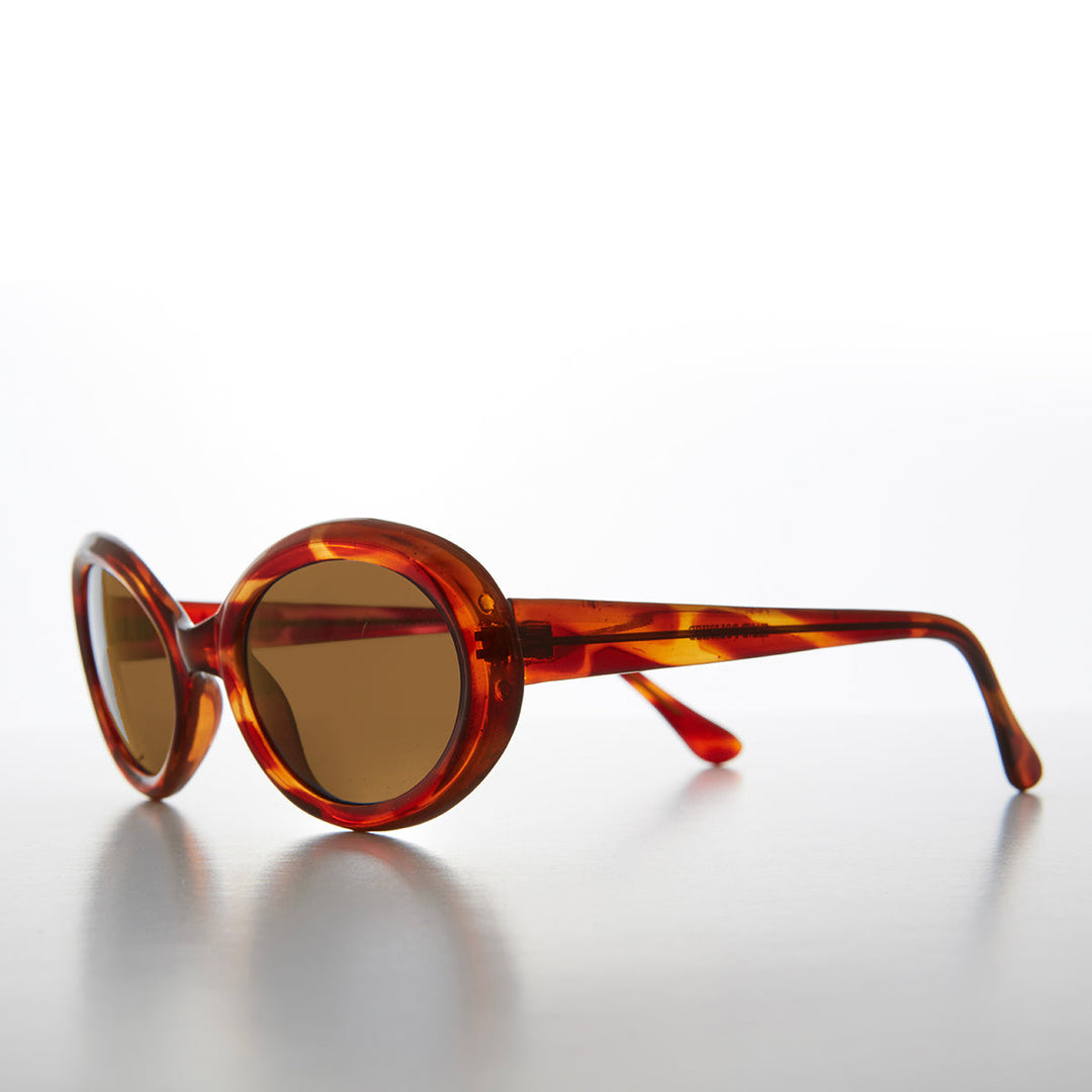 Oval Grunge Vintage Sunglass - Macie