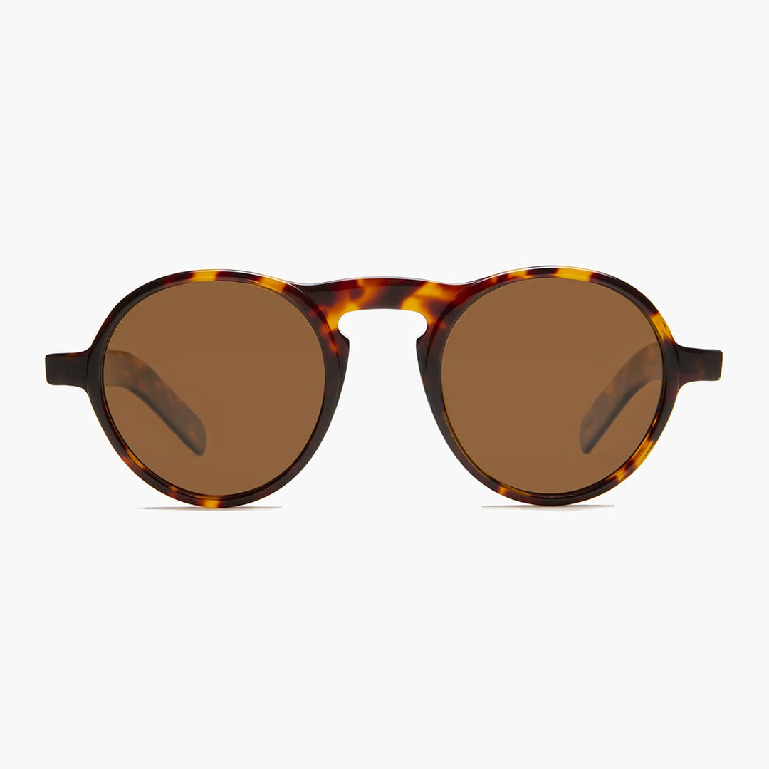 Round Retro Sunglass with Polarized Lens - Miami