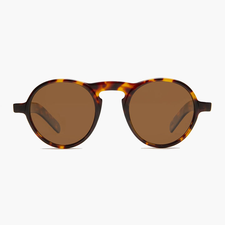Round Retro Sunglass with Polarized Lens - Miami