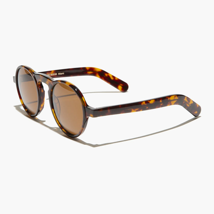Round Retro Sunglass with Polarized Lens - Miami