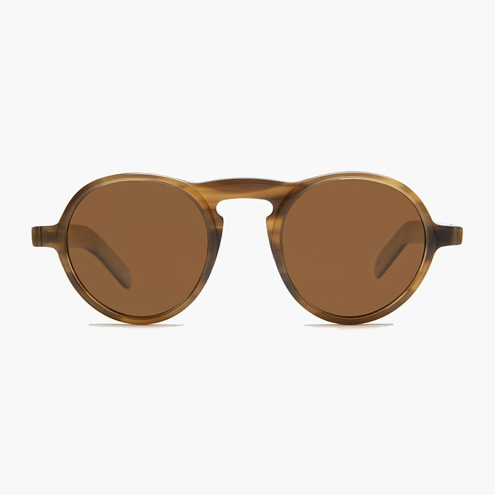 Round Retro Sunglass with Polarized Lens - Miami