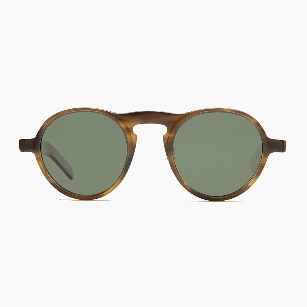 Round Retro Sunglass with Polarized Lens - Miami