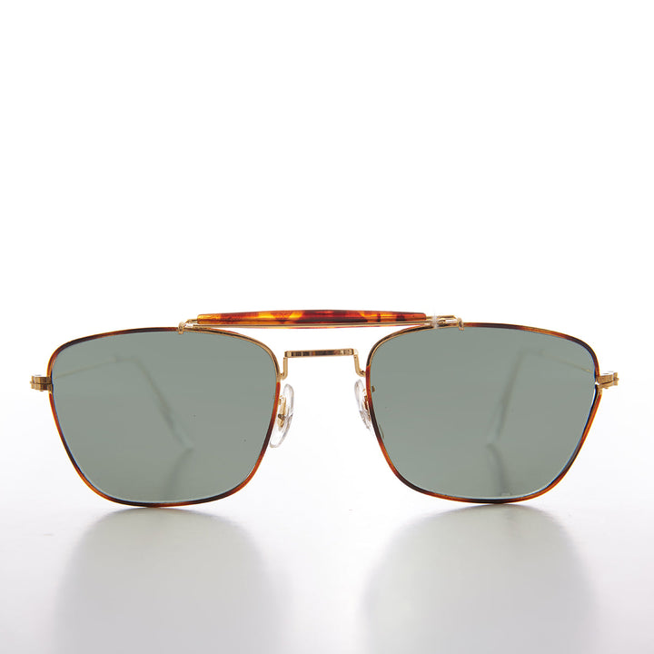 Small Metal Vintage Pilot Sunglasses - Milan