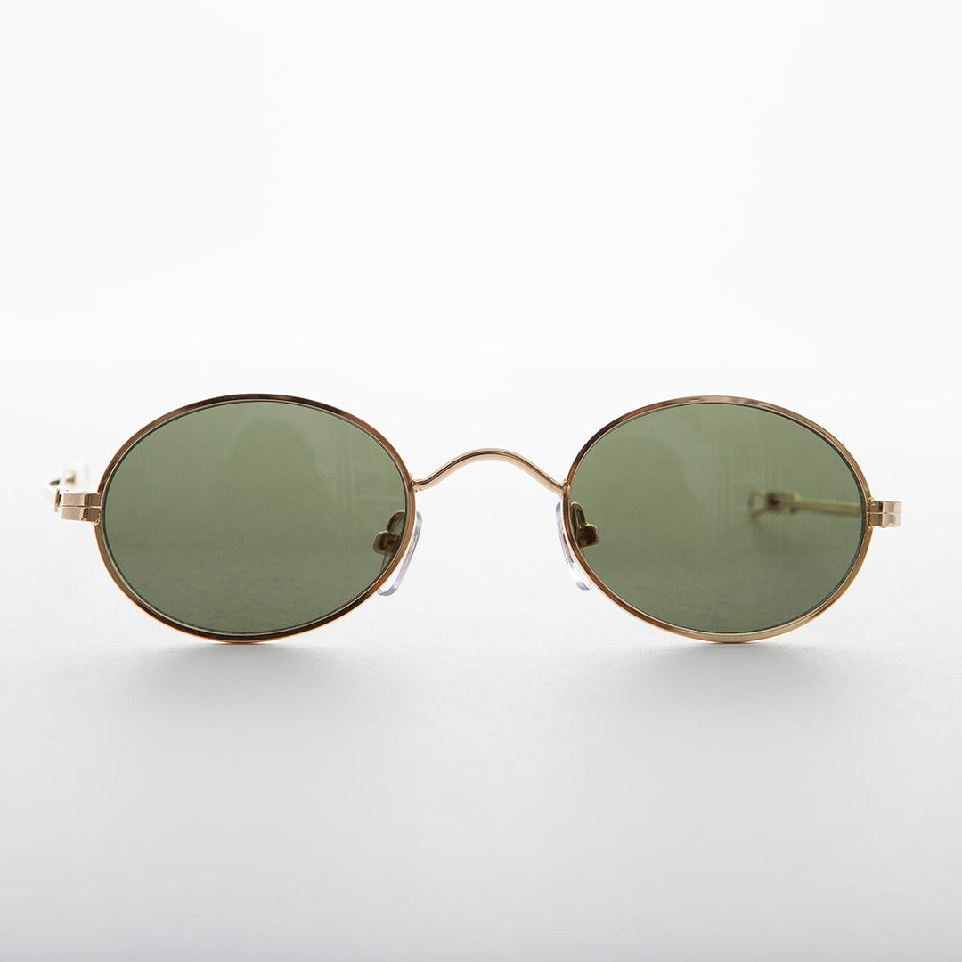 Oval Sunglass Spectacle with Adjustable Sliding Temples - Miyazaki